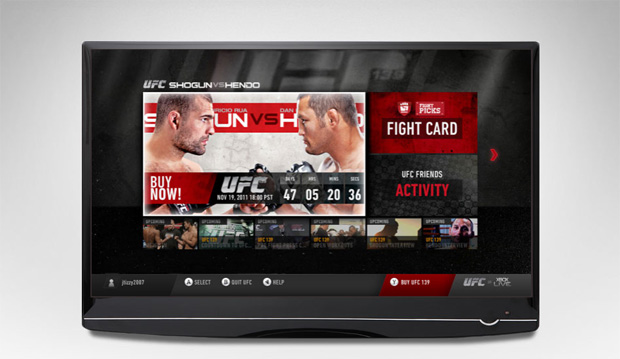 UFC transmitido pela Xbox Live (Foto: Xbox.com)