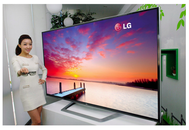 Mega TV LG de 84 polegadas e 4K será apresentada na CES 2012. (Foto: Divulgação)