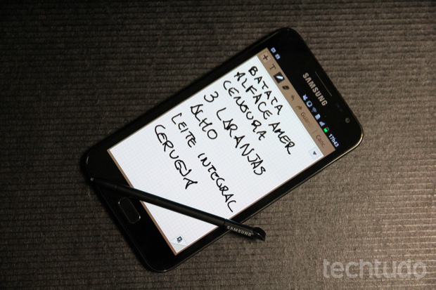 Samsung Galaxy Note (Foto: Allan Melo/TechTudo)