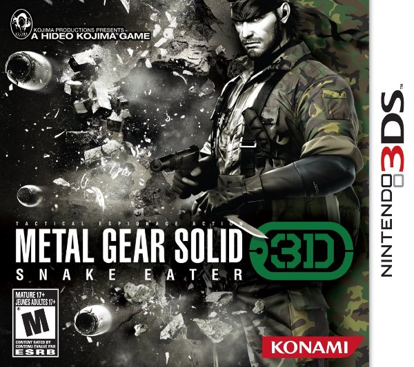 Capa oficial de Metal Gear Solid: Snake Eater 3D (Foto: Divulgação)