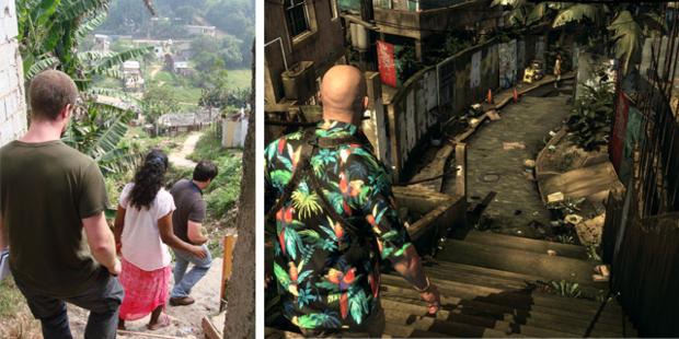 Equipe de produtores de Max Payne 3 visita favelas em SP (Foto -  Rockstar Games)
