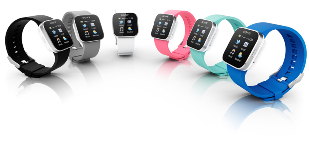 Sony Smartwatch: pulseiras em várias cores (Foto: Reprodução)