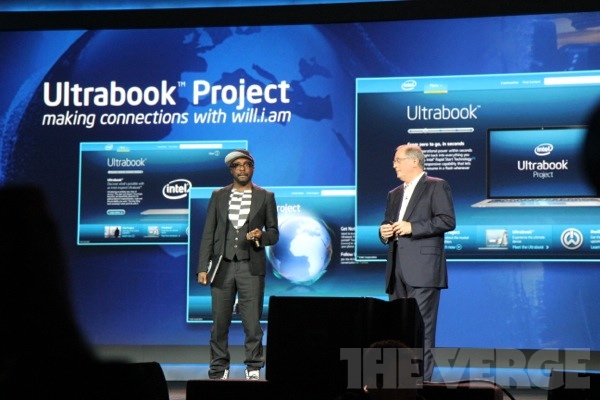 Will.i.am no Keynote da Intel na CES 2012 (Foto: Reprodução/The Verge)