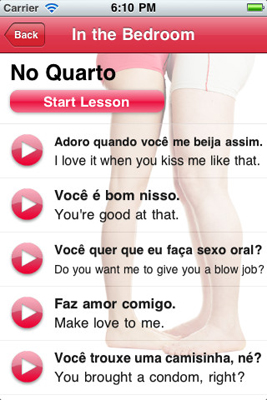 Sexy Portuguese,  para iPhone e iPad (Foto: Divulgação)