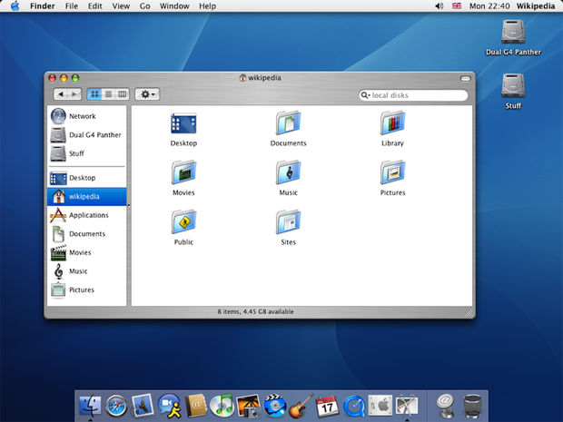 O Mac OS X Panther (Foto: Reprodução)