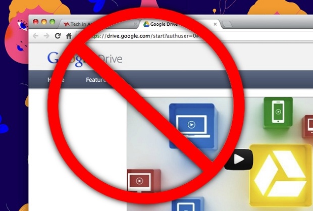 Google Drive já está bloqueado na China (Foto: Reprodução/Techinasia)