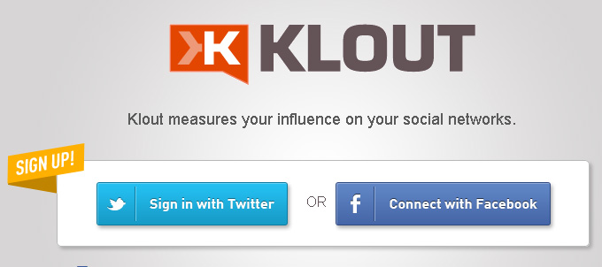 Site Klout calcula a interação das pessoas nos sites de relacionamento (Foto: Reprodução)
