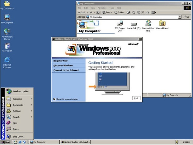 Windows 2000 (Foto: Reprodução / Yoyogames.com)