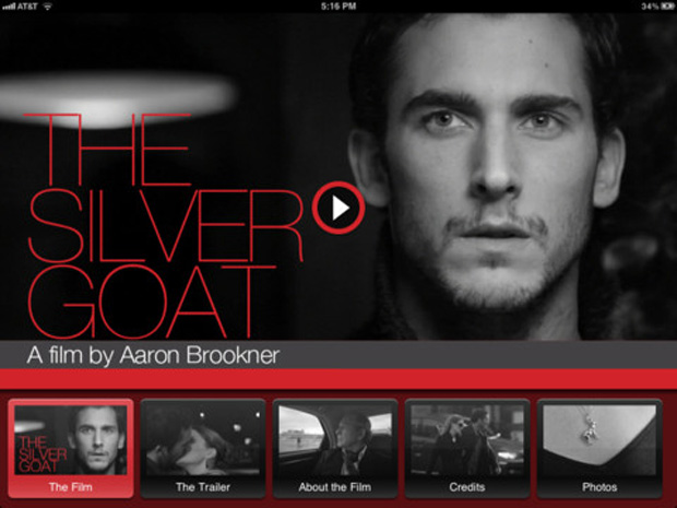 Aplicativo do filme The Silver Goat, feito especialmente para o iPad (Foto: Reprodução/iTunes)