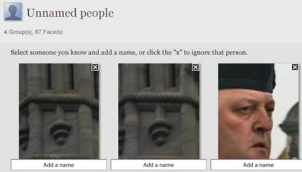 Picasa classifica estátuas como pessoas (Foto: Reprodução)