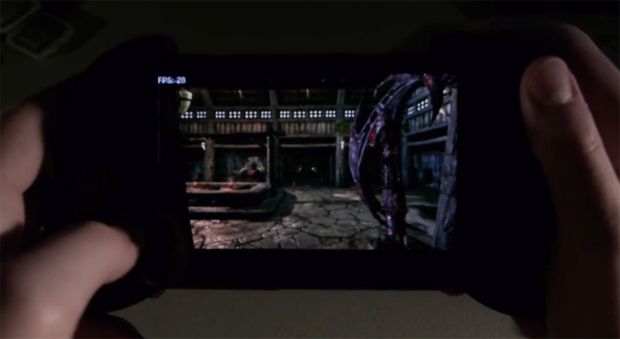 The Elder Scrolls V: Skyrim diretamente do Vita (Foto: Reprodução)
