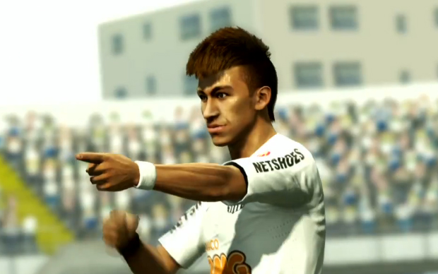 Neymar dança Ai se eu te pego em novo video de PES 2013 (Foto: Reprodução)