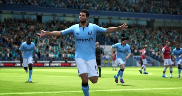 Manchester City apresenta seu visual no FIFA 13 (Foto: Divulgação)