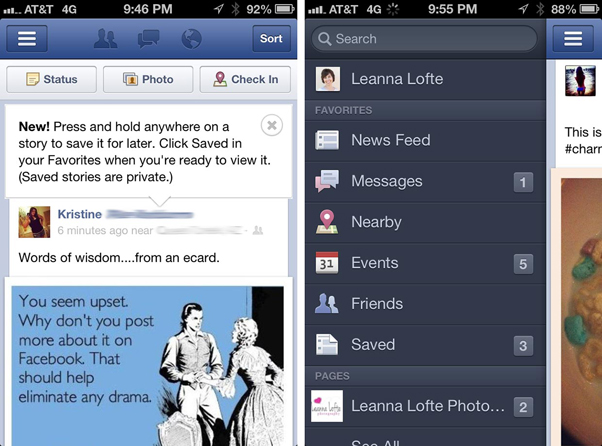 Nova funcionalidade do Facebook está sendo testada e permite que usuários favoritem publicações Foto iMore