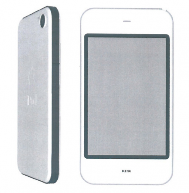 Protótipo lilás de iPhone de 2005 (Foto: Reprodução)