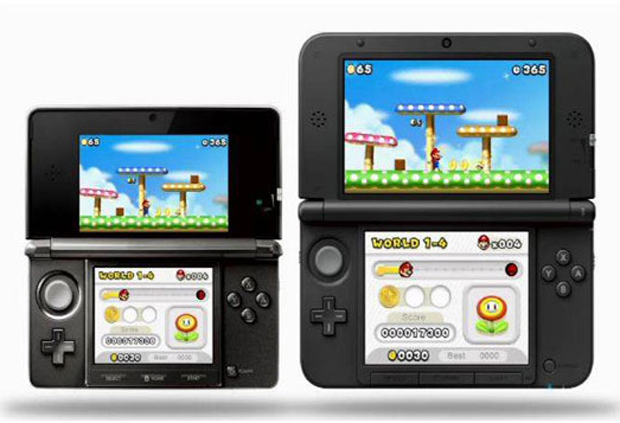 O 3DS original ao lado do 3DS XL (Foto: Divulgação)
