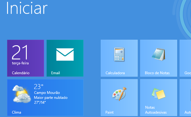 App de e-mails do Windows 8 (Foto: Reprodução/Helito Bijora)