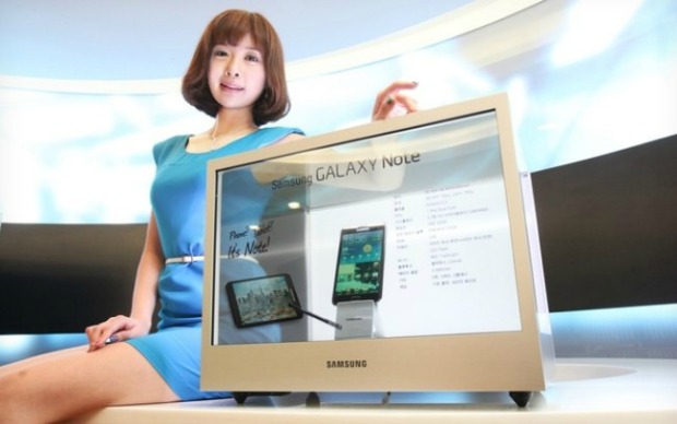 Tela transparente da Samsung começa a ser vendida em setembro (Foto: Divulgação)