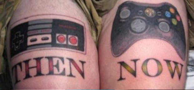 Controles de videogame viram tattoo (Foto: Reprodução)