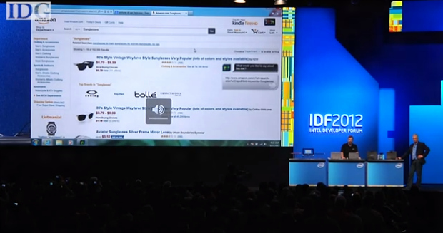Intel demonstrou nova tecnologia na IDF 2012 (Foto: Reprodução)