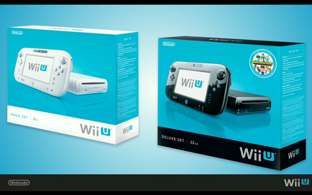 Modelo Basic e Standart do Nintendo Wii U (Foto: Reprodução)
