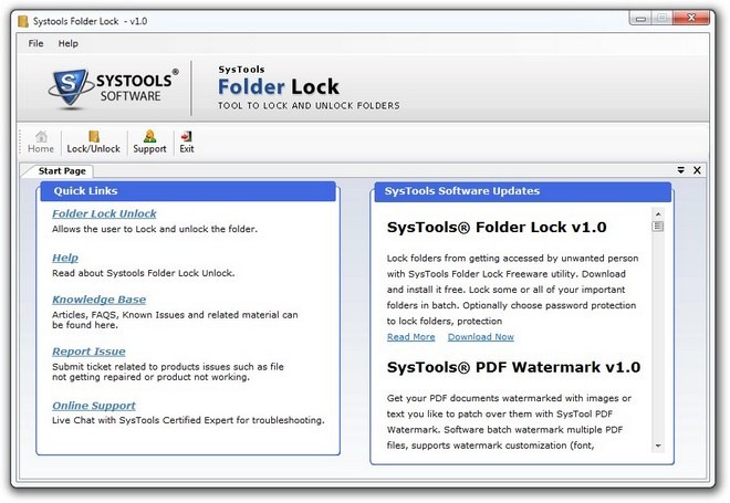 SysTools Folder Lock  (Foto: Reprodução)