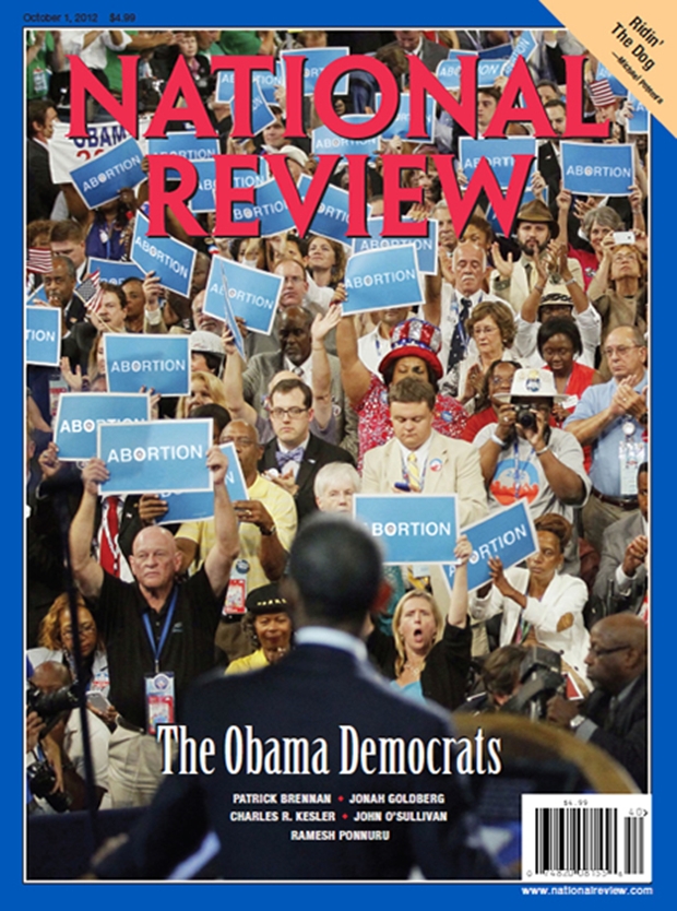 Capa da National Review com foto editada (Foto: Reprodução)