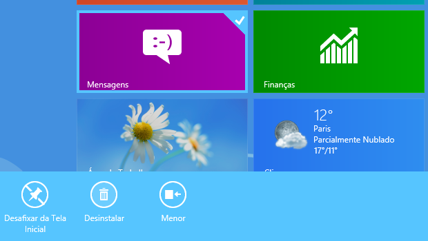 Desinstalando um app no Windows 8 (Foto: Reprodução/Helito Bijora)