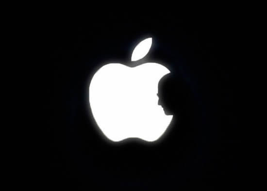 Logo da Apple com o rosto de Steve Jobs (Foto: Reprodução)
