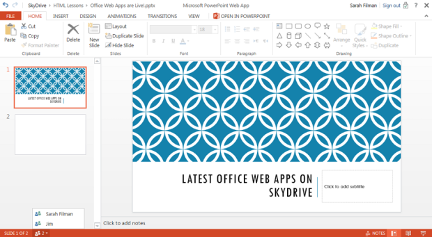 Microsoft disponibiliza Office Web Apps para todos no SkyDrive (Foto: Divulgação/Microsoft)
