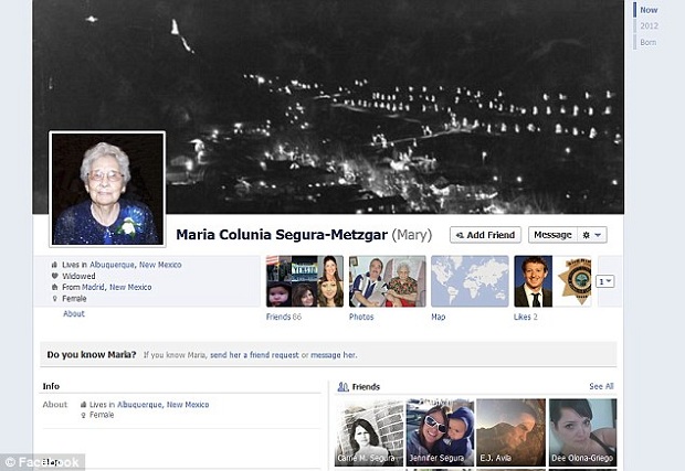 Mary não conseguiu registrar sua idade real no Facebook (Foto: Reprodução)