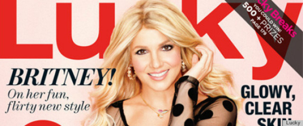 Britney aparece com feições estranhas na capa da revista (Foto: Reprodução)