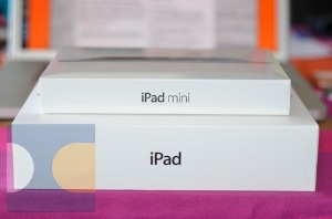 Caixa do iPad Mini é igual ao box do modelo tradicional (Foto: Reprodução)