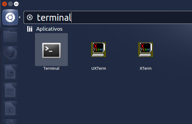 Acessando o terminal do Linux pelo Dash (Foto: Reprodução/Edivaldo Brito)