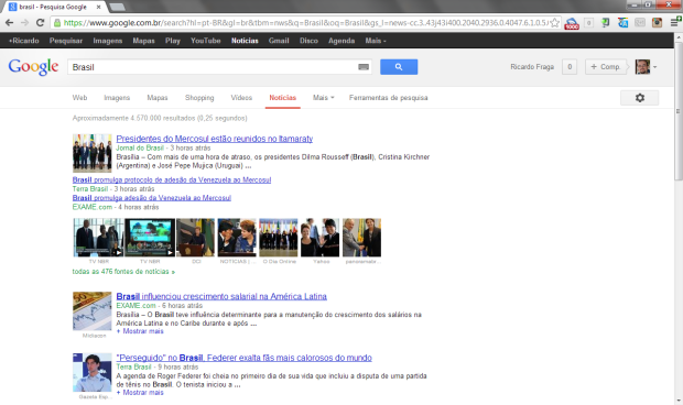 Google News enfrentará problemas com associações de jornais ao redor do mundo (Foto: Reprodução/Ricardo Fraga)