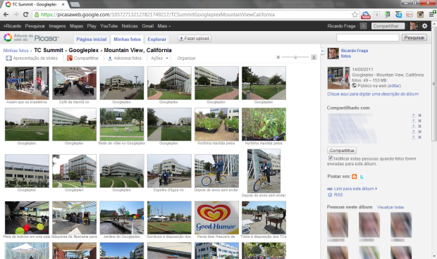 Picasa web deverá ser “migrado” para o Google+ Fotos (Foto: Reprodução/Ricardo Fraga)