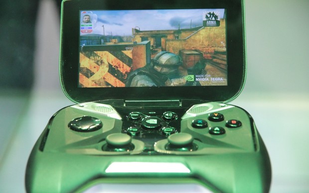 Nvidia Shield foi um dos destaques de games na feira (Foto: Léo Torres - TechTudo)