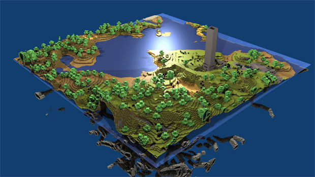 Minecraft é compatível com novos mapas (Foto: Reprodução) (Foto: Minecraft é compatível com novos mapas (Foto: Reprodução))