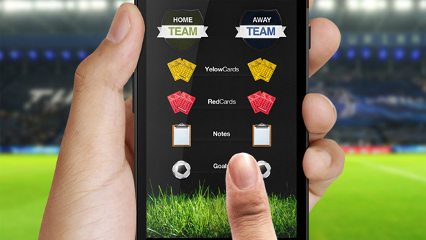 Aplicativo Referee Pro quer substituir cartões (Foto: Divulgação)