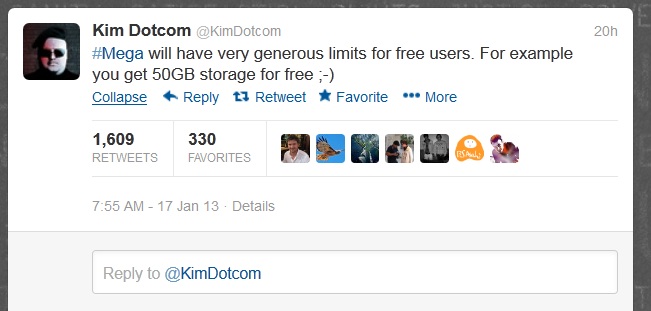 Kim Dotcom anuncia a novidade (Foto: Reprodução)