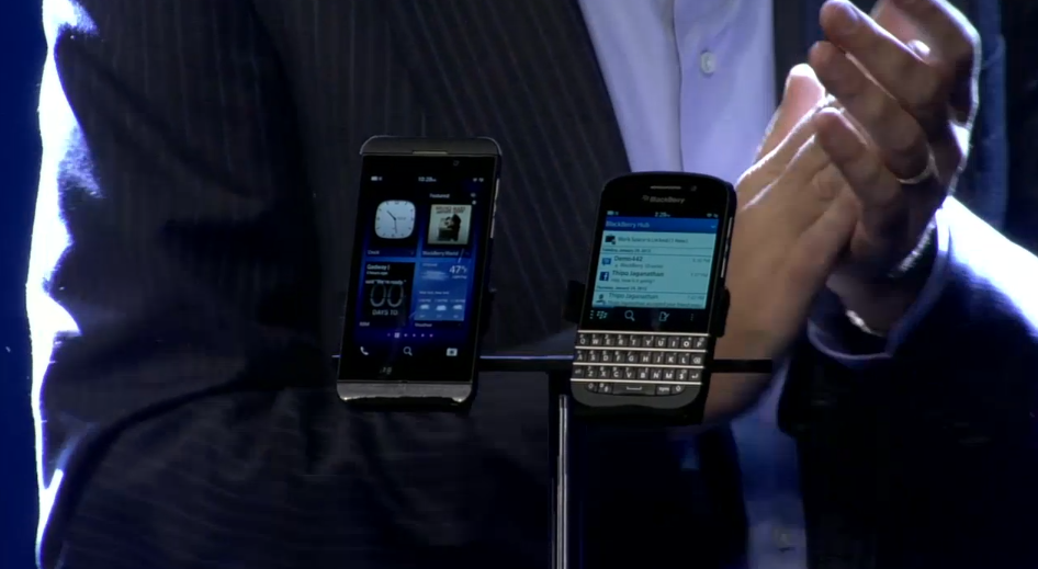 Thorsten Heins, o CEO da BlackBerry, apresentou o BlackBerry 10 ao mundo nesta quarta-feira (Foto: Divulgação)