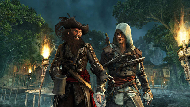 Barba Negra é um dos piratas em Assassin's Creed 4 (Foto: Divulgação) (Foto: Barba Negra é um dos piratas em Assassin's Creed 4 (Foto: Divulgação))