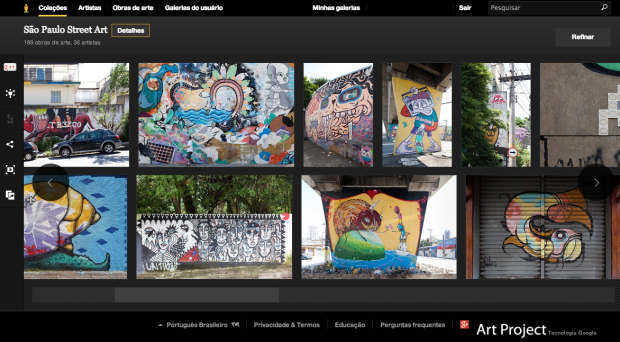 Galeria São Paulo Street Arte no Google Art Project (Foto: Divulgação/Google)