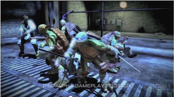 Primeiro vídeo do novo jogo das Tartarugas Ninjas (Foto: Reprodução)