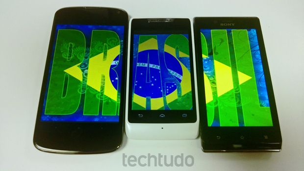 LG, Motorola e Sony lançaram smartphones no Brasil em março (Foto: Elson de Souza/Techtudo)
