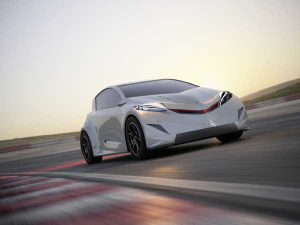 Carro é veloz, porém funciona com energia elétrica (Foto: Reprodução/Yanko Design)