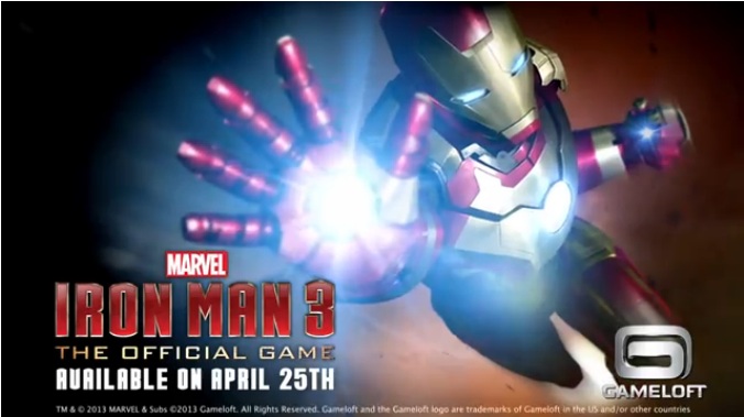Gameloft anuncia jogo do filme Homem de Ferro 3 (Foto: Reprodução)