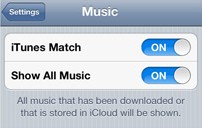 Ativação do iTunes Match em dispositivo iOs (Imagem: Divulgação) (Foto: Ativação do iTunes Match em dispositivo iOs (Imagem: Divulgação))