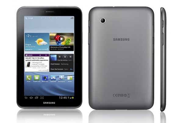 O Galaxy Tab 2 7.0 tem design ultrafino (Foto: Divulgação)
