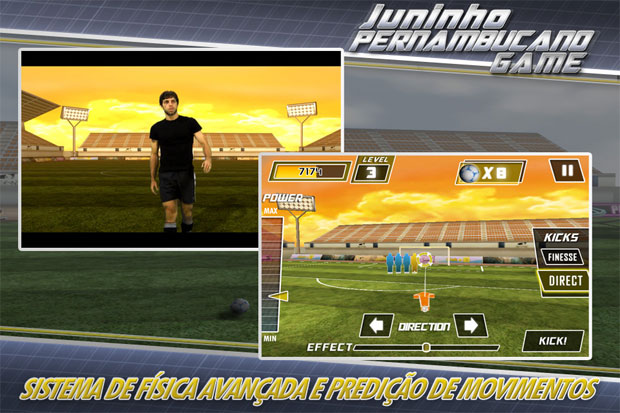 Juninho Pernambucano Game Pro chegou para iOS e Android (Foto: Divulgação)